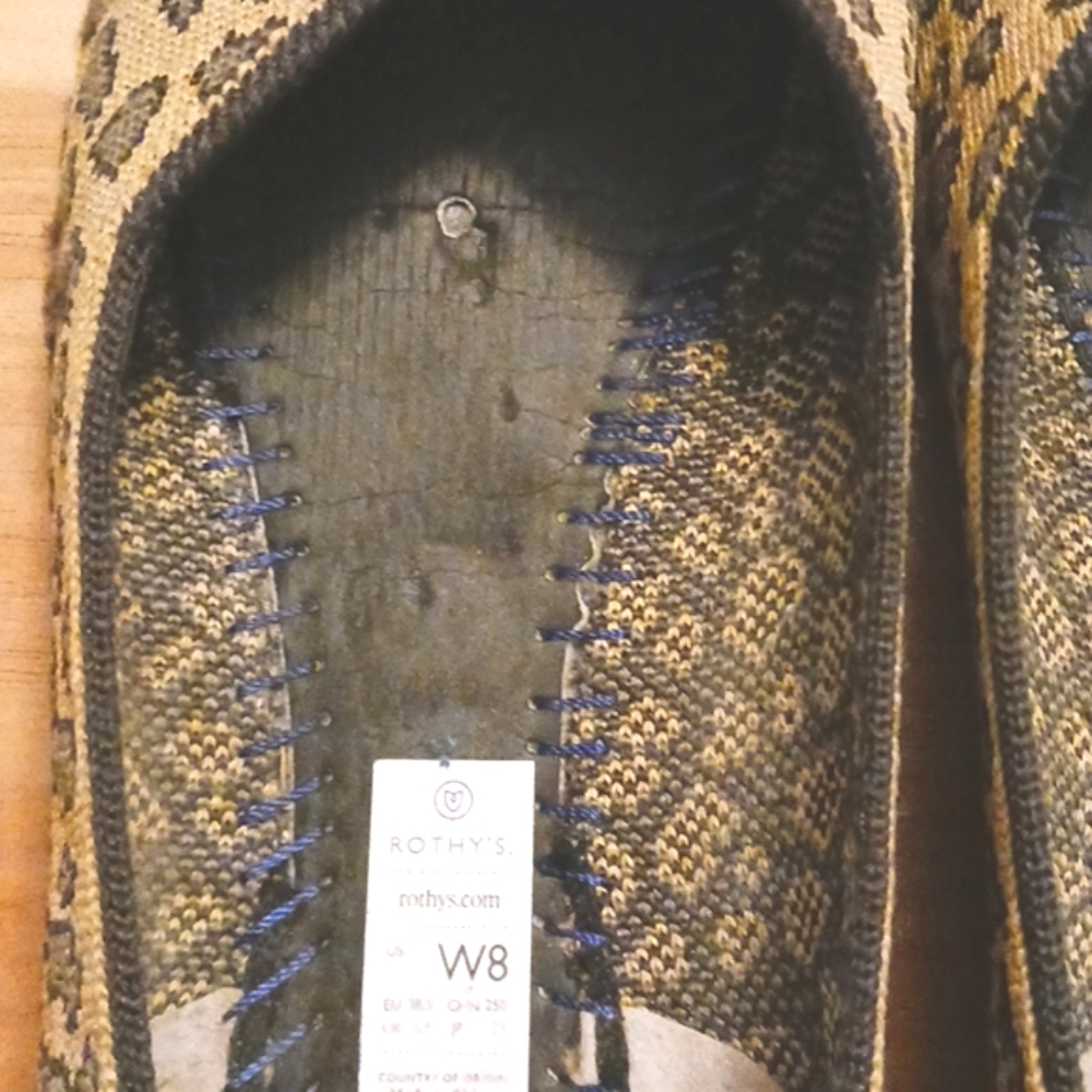 Rothy's "Retired Cheetah" Round Toe Ballet Flats … - image 8